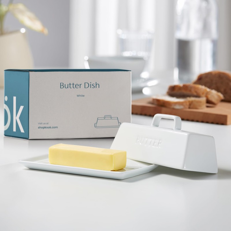 Butter Dish with Lid, by Kook, Butter Dish with Lid