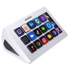 SOOMFON Stream Controller Deck White, 15 Customizable Macro Keys, Trigger Action in Software such as OBS/Twitch/YouTube/PS, Mac & Windows, for Live Streaming, Stock Trading & Editing