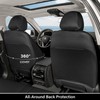 Coverado Seat Covers, Car Seat Covers Full Set, Black Front