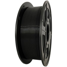 PETG Filament 1.75mm Black PETG 3D Printer Filament 50-500mm/s Fit in FDM High Speed 3D Printers,2.2lbs/1KG