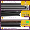 T5 HO UVB Lighting Combo Kit, Reptile Light Fixture with