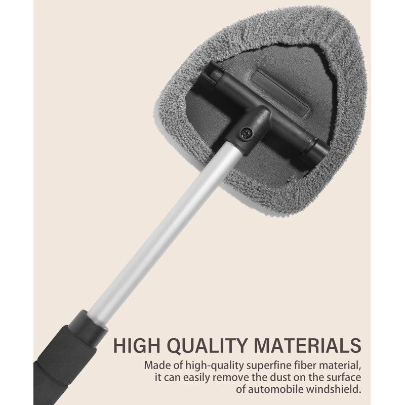 bylikeho Windshield Cleaner Inside,Car Window Cleaner,Car Cleanser Brush,Car Accessories