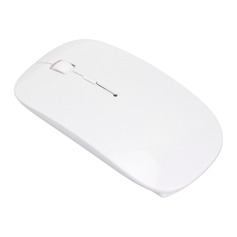 Wireless Mouse 2.4G Dual Mode 1200DPI Sensitive Slim White Laptop