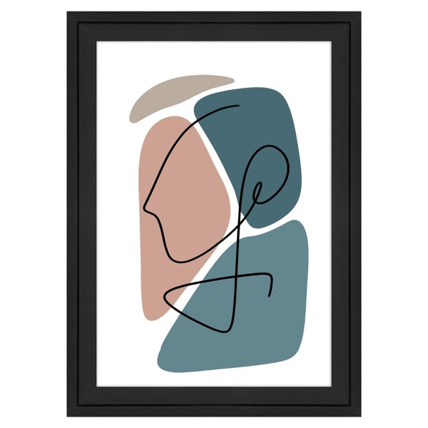 Golden State Art, 14x20 Black Modern Picture or Poster Frame,