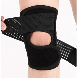 Knee Protection Taping Protector Gear 2-Piece Set (M Black) DP72902