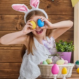 Rifuli #87 Fabric Rabbit Doll, Easter Bunny Ornament, Fabric Art, Rabbit Decoration, Rabbit Figure for Easter, Basket Filler, Easter Gift, Easter Decoration, Mixed Colour (Pink, One Size)