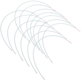 VILLCASE 10 Pairs Bra Underwire Buy Bra Underwire Repair Carbon Steel Replacement Underwire Stainless Steel Wire Manual for Women Steel Wire Replacement E-Cup D-Cup Bra Accessories (40#)