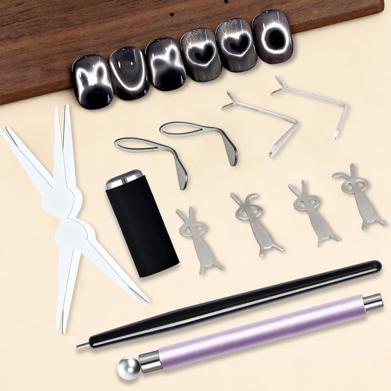 Nail Tools Cat Eye Nail Nail Set of 13 Y-Shaped