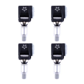ISAKEN Pack of 4 0009052102 Tyre Pressure Sensors, Tyre Pressure Control, Tyre Compressed Air Sensor, Wheel Sensor, Compatible with Mercedes W213 S213 C238 A238 RDKS Tyre Pressure Monitoring System
