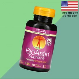 Nutrex Hawaii BioAstin Supreme Hawaiian Astaxanthin 6mg Vegetarian Softgel Capsules 60 Tablets Nutrex Hawaii BioAstin Supreme Hawaiian Astax, 1 / 뉴트렉스 하와이 바이오아스틴 슈프림 하와이안 아스타잔틴 6mg 베지테리안 소프트젤 캡슐 60정 Nutrex Hawaii BioAstin Supreme Hawaiian Astax, 1