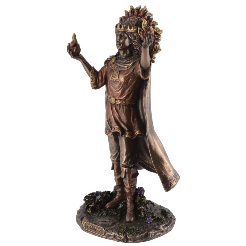 Belenus Celtic God of Sun and Fire - Bronzed by