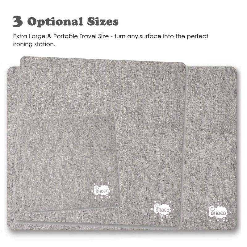 OHOCO Wool Pressing Mat for Quilting - 9" x 9"