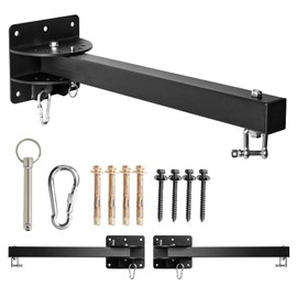 Wall Mount Heavy Bag Hanger, Heavy Duty Punching Bag Stand, Adjustable Heavy-Duty Boxing Bag Wall Bracket for Home or Gym, for Kickboxing Bag, Muay Thai Bag (Supports up to 900Ib)