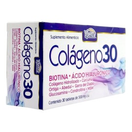 Colageno Hidrolizado Biotina Ácido Hialurónico 30 Tabs Ypenz