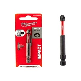 Milwaukee 4002395385188 Pontas Shockwave PH1 90 MM
