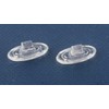 HeCheng Clear Rubber Silicon Clip On Type Nose Pads Pieces