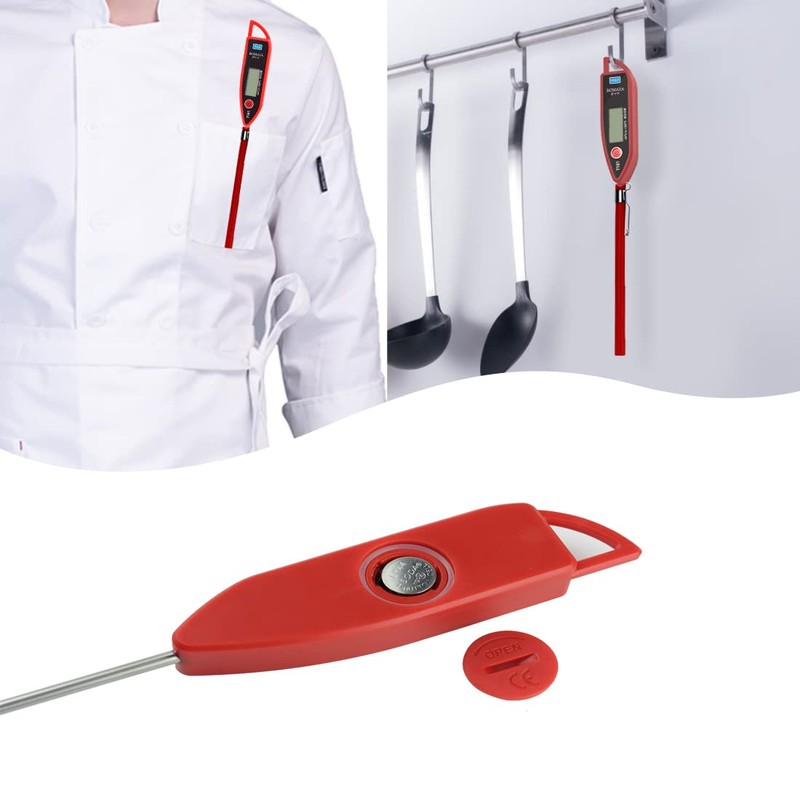 BOMATA T101B Quick Read Thermometer, Waterproof, Washable, 3-6 Seconds, 32°