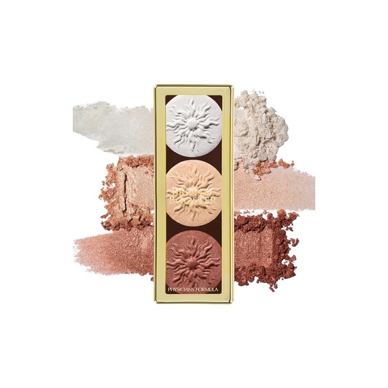 Physicians Formula Bronze Booster Highlight & Contour Palette, Shimmer Glow