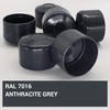 SKIR'CO Pack of 12 Fence Post Caps Round 45 mm