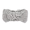 BIUDECO Chic Striped Bowknot Headband Elastic Hair Band Makeup Headband