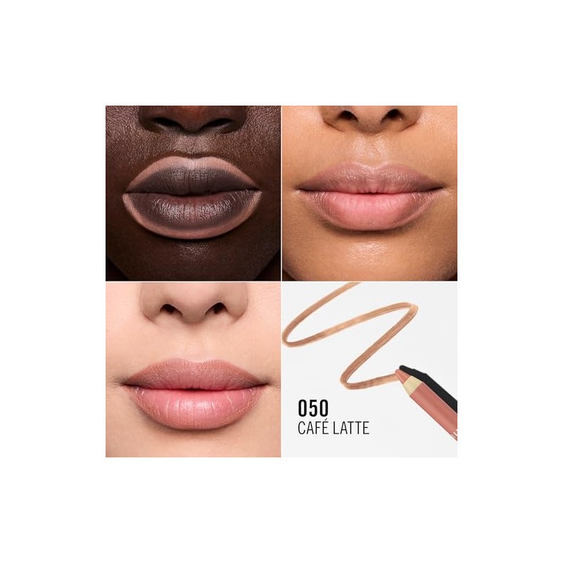 Rimmel OH MY PLUMP! Plumping Lip Liner, 050 Café Latte,