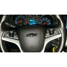 Duracal 530 2014-2017 Chevy SILVERADO Steering Wheel Bowtie Decal Overlay Emblem Sticker