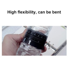 1/2Pcs Black/Clear Plastic Page Marker Pouch Measuring Ruler for A5 Size 6-Hole Binder Notebook