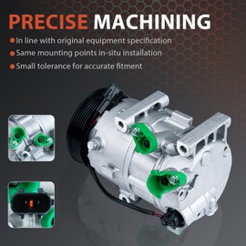 Air Conditioning Compressor AC Compressor & A/C Clutch CO 11218C Fit for H-yundai Sonata 2011 2012 2013 2014, for Kia Optima 2.0L 2.4L 2011, 10349930, 1011218, 7512961, 256161