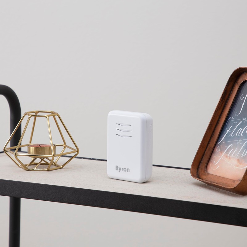 Byron DBY-22311 Wireless Portable Doorbell Set, 150 m Range, 16