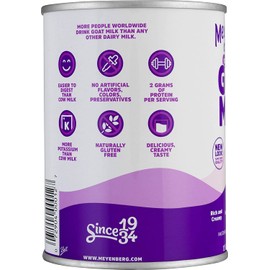 Meyenberg Evaporated Goat Milk, Vitamin D, 12 Fl Oz (Pack of 12)