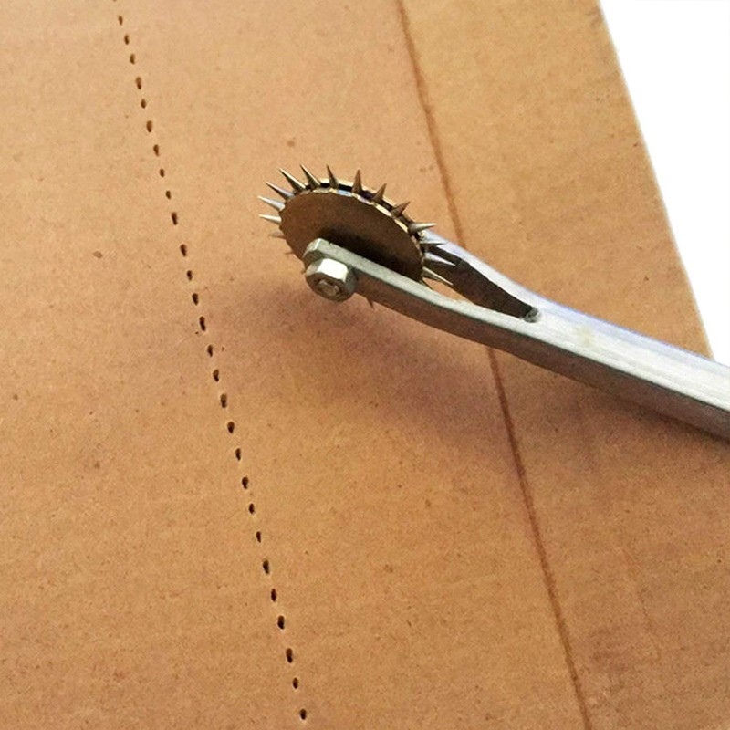 TIHOOD 2PCS Needle Point Tracing Wheel, 4mm Leather Paper ClothSewing