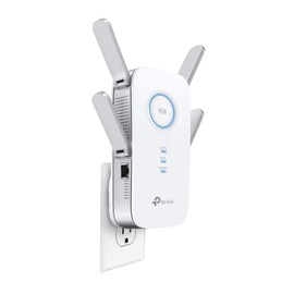tp-link AC2600 Dual Band Wi-Fi Range Extender w/Gigabit Ethernet Port, Extends WiFi to Smart Home & Alexa Devices, 4x4 MU-MIMO (RE650) (Renewed)