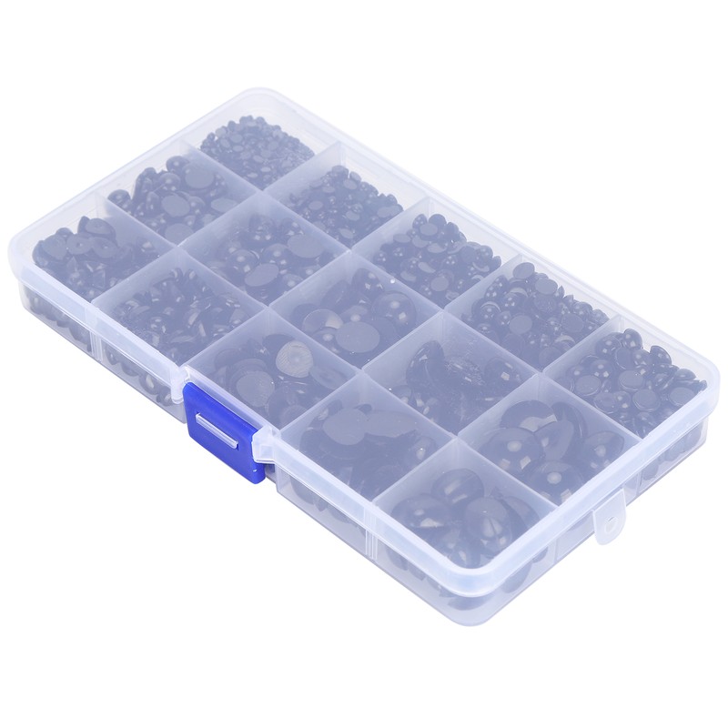 2575Pcs Plastic Eyes and Noses Pack Safety DIY Craft Kit