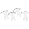 Fafeicy Pack of 4 Crescent Shape Saw Blade, Cutting Blade