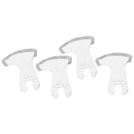 Fafeicy Pack of 4 Crescent Shape Saw Blade, Cutting Blade Carbide Marble, Cement Trimming Machine, Cutting Head, Cutting Tool Accessories