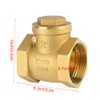 2 Inch Check Valve DN50 Female Thread Brass Check Valve
