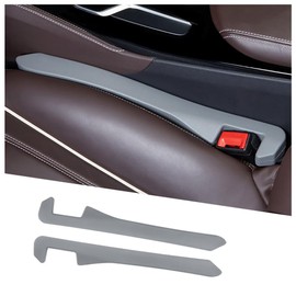 KIFIDAN 2PCS Car Seat Gap Filler,Flexible Seat Gap Organizer Between Seats for Tightly Filling Seat Gaps,Universal Car Side Seat Gap Filler Interior Car Accessories for Women & Men (Gray)