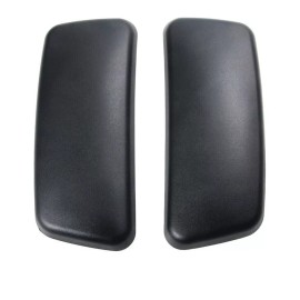 Haworth Black or Grey For Haworth Zody Chair 1 Pair Arm Pads - Black*10