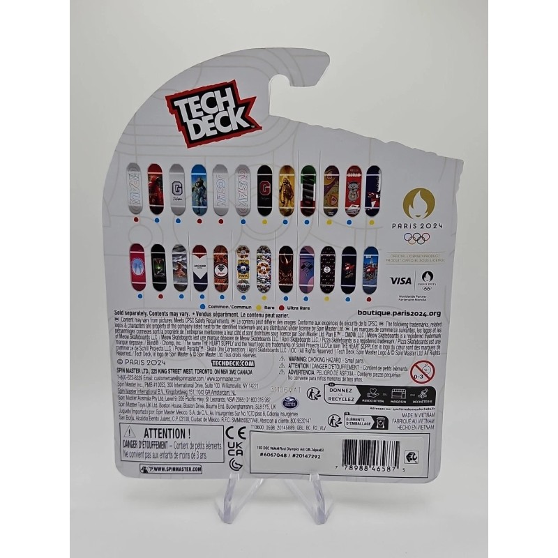 Spin Master 2024 Paris Olympics Games Tech Deck Fingerboard Rare