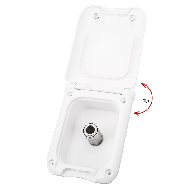 RV Water Inlet Hatch with Magnetic Cover High Hardness Wearproof