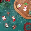 Kiiwah 9-Piece Christmas Brooch Set, Metal Brooch Jewellery Cartoon Cute