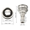 Fuel Tank Vent with Mounting Gasket M16 Marine Grade 304