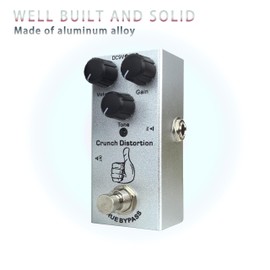 OULFOT Crunch Distortion Mini electric guitar effects Single Type Vintage Overdrive guitar pedal DC 9V True Bypass (Crunch Distorion)