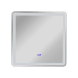 Chloe Lighting Luminosity Back Lit Square Touchscreen LED Mirror 3 Color Temperatures 3000K-6000K 24" Wide