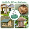 Lettry 2Pcs Bird Seed Catcher Tray with 8pcs Plastic Stakes