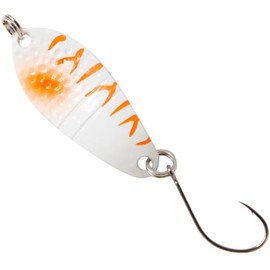 FTM Spoon Dragon 2.5 g 3.2 cm – Trout Blinker, Colour: White/Orange/White/Orange