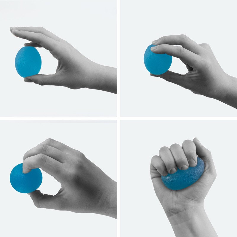AFH-Webshop AFH TheraPIE Gel Egg Strong Dark Blue Hand Trainer,