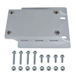 Torque Converter Motor Riser Plate Mount for Predator 196cc / 212cc Engine on Coleman CT200U BT200X Mini Bikes Silver