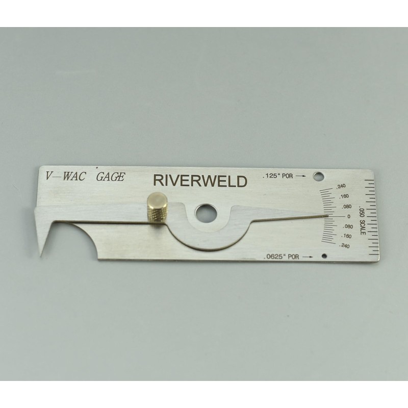 RIVERWELD V-WAC Single Weld Gauge Pit Depth Weld Gage Welding