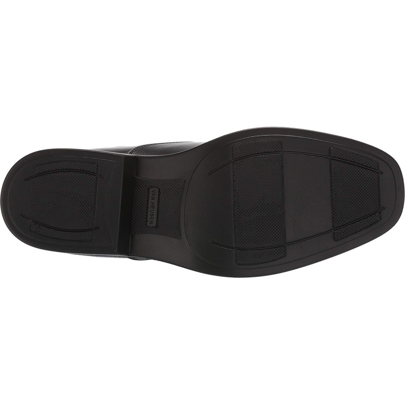 Van Heusen Men's Officer Loafer Shoes, Black, 10.5 M